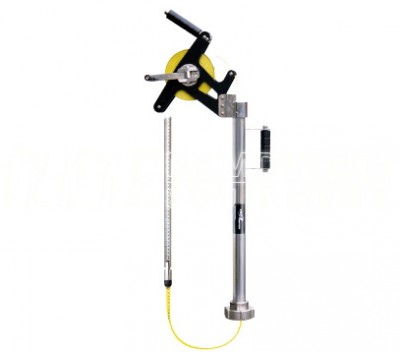 Tank bottom liquid and sediments checking device